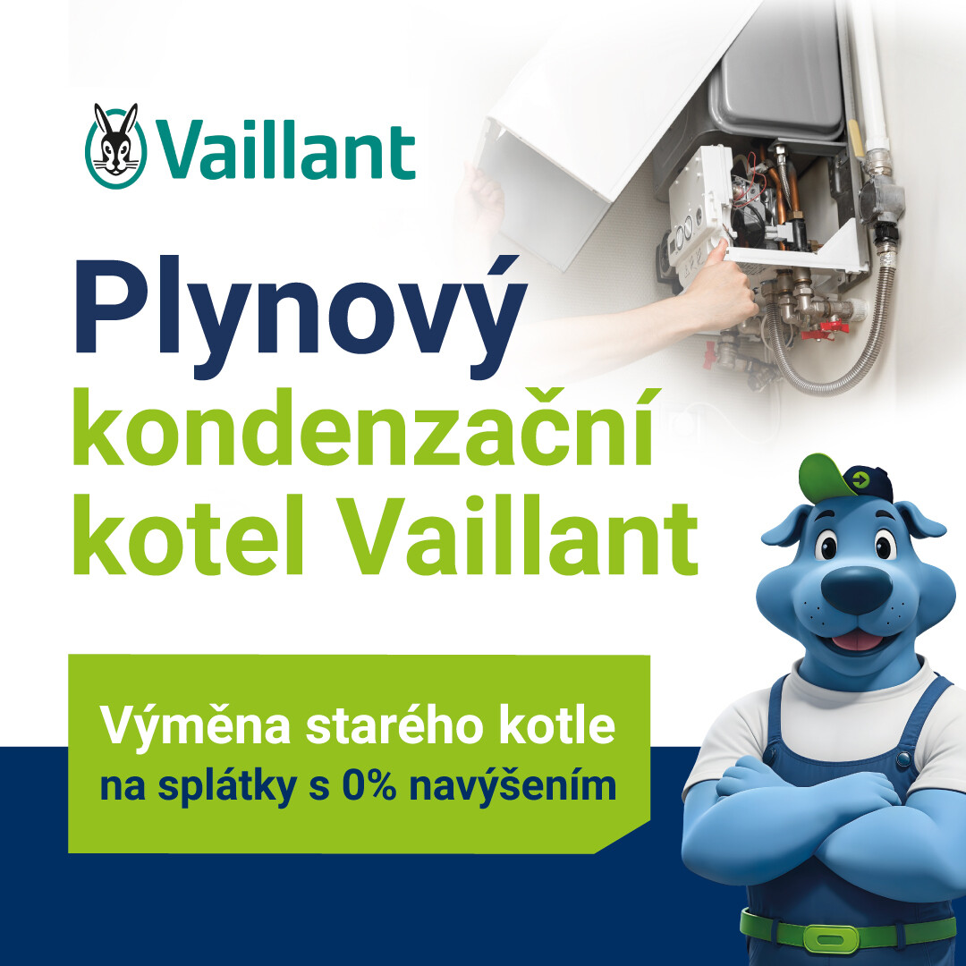 Výměna plynového kotle s 0 % navýšením? Ano, s Vaillantem!